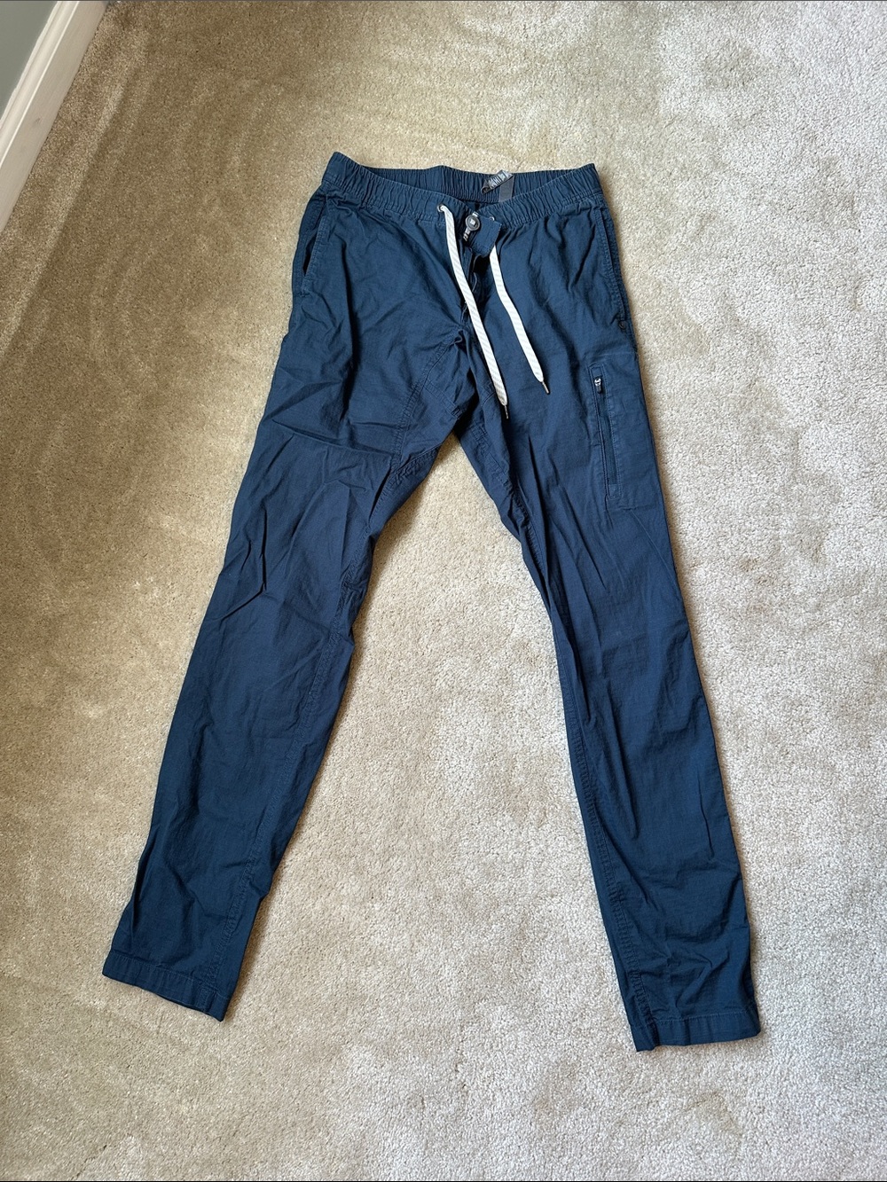 Vuori Men's Navy Drawstring Ripstop Performance Pants